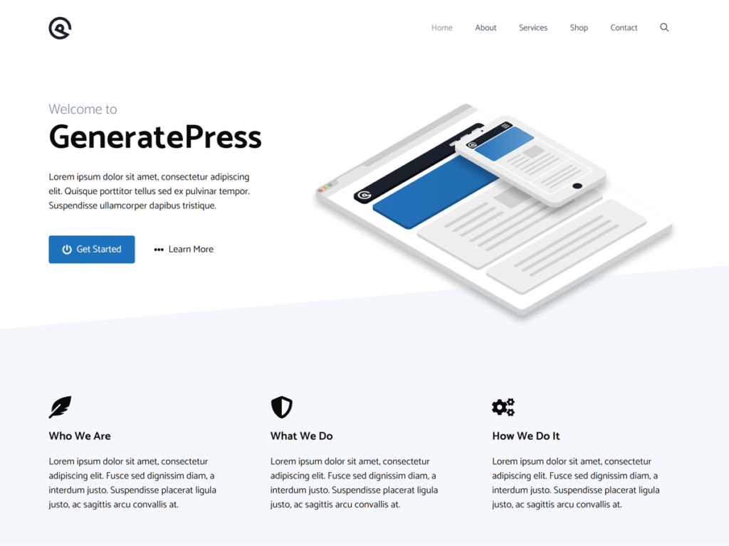 Thème WordPress GeneratePress