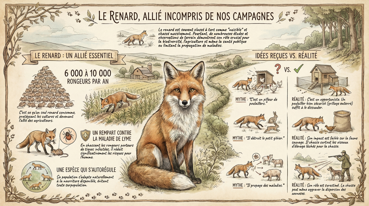 Le renard roux : nuisible ou utile ?