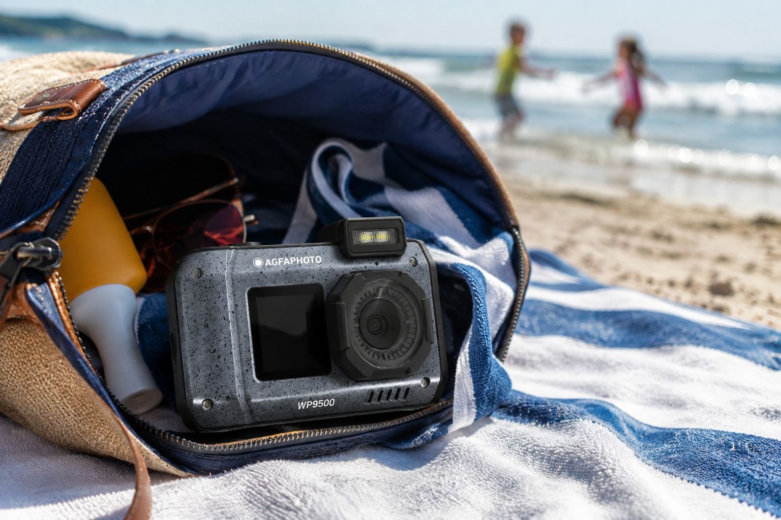 L'AgfaPhoto WP9500 : un petit appareil très abordable, parfait pour les photos à la plage !