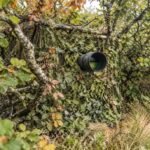 affût camouflé dans les sous bois